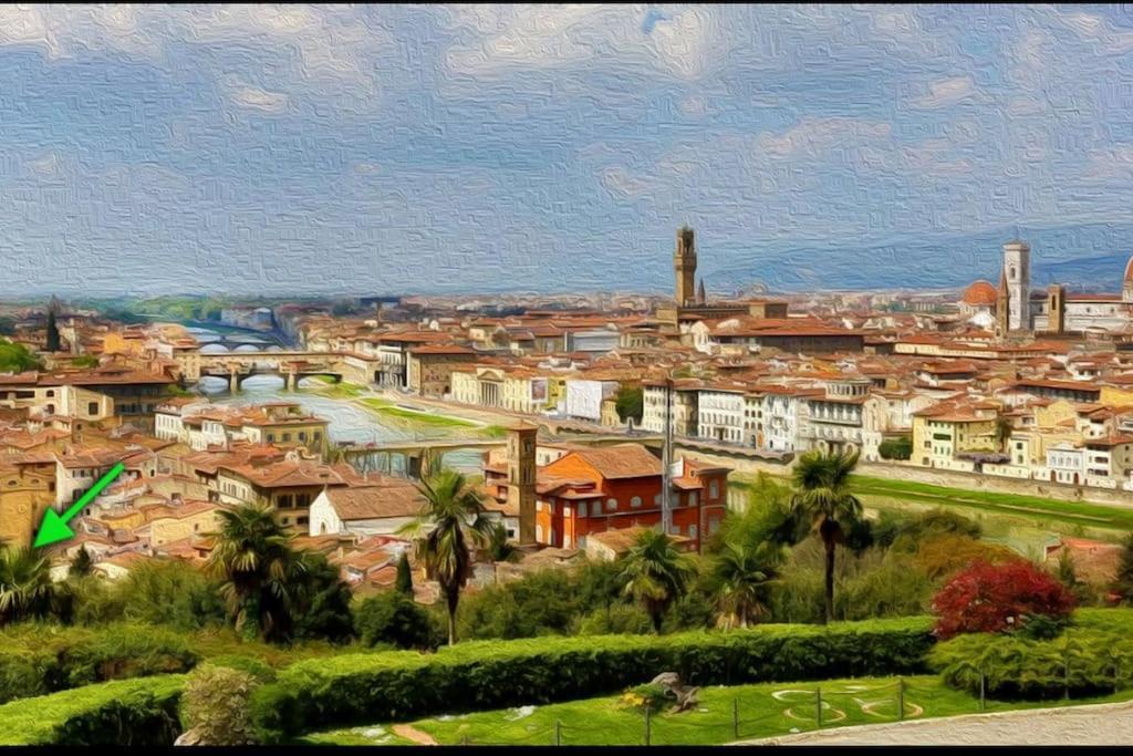 Monica Appartamento Con Giardino Al Ponte Vecchio Florencia Exterior foto